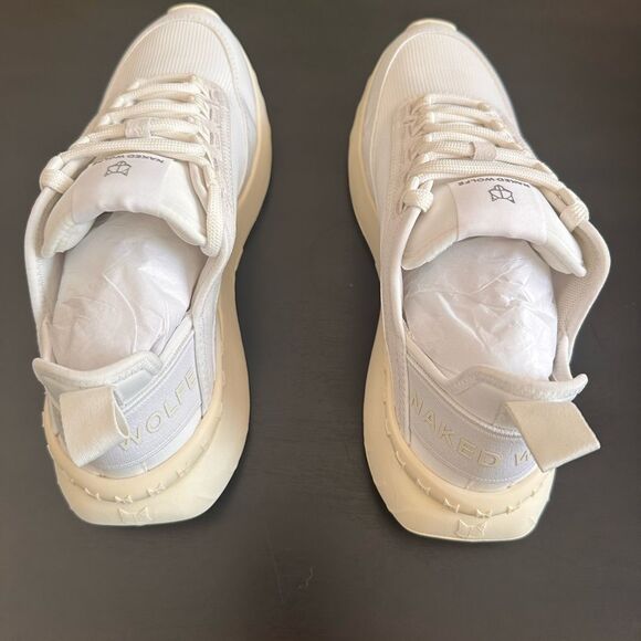 Naked Wolfe DRIP WHITE NYLON Sneakers Men’s 7 Women 9 - Picture 9 of 11